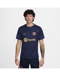 Nike - F.C. Barcelona Academy Pro Home Dri-Fit Football Pre-Match Short-Sleeve Top - Lyst