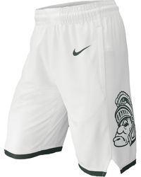 Nike - Michigan State College Basketball Replica Shorts - Lyst