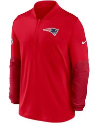 Nike - New England Patriots Feel The Pressure Dri-Fit Nfl 1/2-Zip Top - Lyst