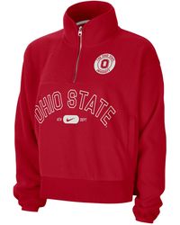 Nike - Ohio State Fly College 1/4-zip Jacket - Lyst