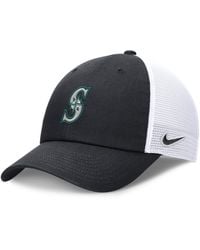Nike - Seattle Mariners Evergreen Club Mlb Trucker Adjustable Hat - Lyst
