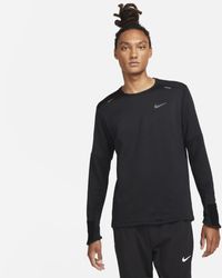 Nike Fleece Therma Sphere Element Hybrid Men's Running Hoodie in Black for  Men | Lyst