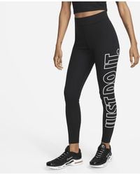 Nike - Leggings a vita alta con grafica sportswear classics - Lyst
