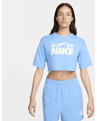 Nike - Sportswear Cropped T-shirt Cotton - Lyst