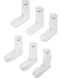 Nike - Everyday Cushioned Training Crew Socks (6 Pairs) - Lyst