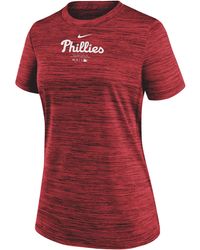 Nike - Philadelphia Phillies Authentic Collection Practice Velocity Dri-fit Mlb T-shirt - Lyst
