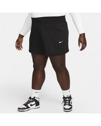 Nike - Sportswear Phoenix Fleece High-waisted Loose Shorts (plus Size) - Lyst