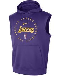 Nike - Los Angeles Lakers Spotlight Dri-Fit Nba Sleeveless Hoodie - Lyst