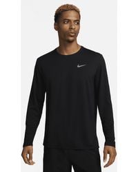 Nike - Miler Dri-Fit Uv Long-Sleeve Running Top - Lyst