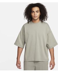 Nike - Felpa oversize a manica corta sportswear tech fleece reimagined - Lyst