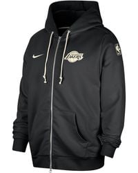 Nike - Los Angeles Lakers﻿ Standard Issue Dri-Fit Full-Zip Hoodie - Lyst