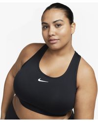 Nike - Swoosh Medium-support Padded Sports Bra 50% Recycled Polyester - Lyst