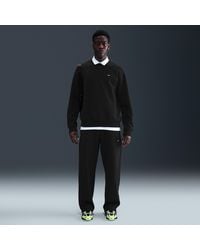 Nike - Solo Swoosh Fleece Open-Hem Trousers - Lyst