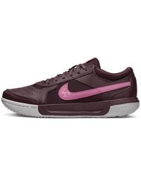 Nike Court Zoom Lite 3 Premium Hard Court Tennis Shoes - Brown