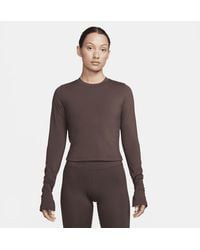 Nike - One Fitted Dri-fit Long-sleeve Top 50% Recycled Polyester - Lyst