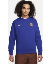 Nike - F.c. Barcelona Club Football Crew-neck Sweatshirt Polyester - Lyst