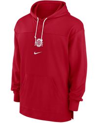 Nike - Ohio State Buckeyes Sideline Jersey Dri-Fit College Pullover Hoodie - Lyst