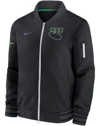 Nike - Tampa Bay Rays Authentic Collection City Connect Game Time Mlb Full-zip Bomber Jacket - Lyst