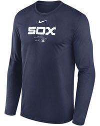 Nike - Chicago White Sox Authentic Collection Practice Dri-fit Mlb Long-sleeve T-shirt - Lyst