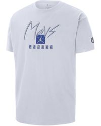 Nike - T-shirt dallas mavericks courtside statement edition jordan max90 nba - Lyst