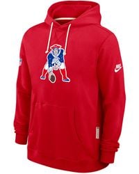 Nike - New England Patriots Alt Offensive Set Play Sideline Dri-Fit Nfl Pullover Hoodie - Lyst