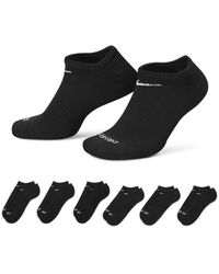 Nike - Everyday Plus Cushioned Training No-Show Socks (6 Pairs) - Lyst