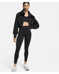 Nike - Universa 7/8-legging Met Hoge Taille, Print, Zakken En Medium Ondersteuning - Lyst