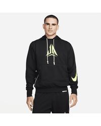 Nike - Felpa pullover da basket con cappuccio dri-fit ja standard issue - Lyst