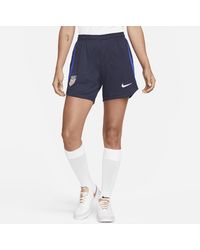 Nike U.s. Strike Dri-fit Knit Soccer Shorts In Blue,