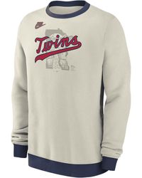 Nike - Minnesota Twins Cooperstown Mlb Pullover Crew - Lyst