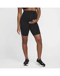 Nike - Shorts da ciclista 20 cm a vita alta dri-fit con tasche (maternità) (m) one - Lyst