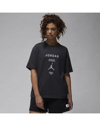 Nike - Jordan Girlfriend T-shirt Cotton - Lyst