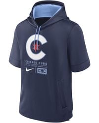Nike - Chicago Cubs City Connect Mlb Short-sleeve Pullover Hoodie - Lyst