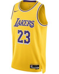 Nike - Los Angeles Lakers Icon Edition 2022/23 Dri-fit Swingman Nba-jersey - Lyst