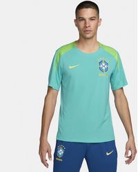 Nike - Brazil Strike Dri-fit Soccer Short-sleeve Knit Top - Lyst