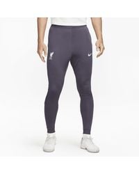 Nike - Track pants da calcio in maglia dri-fit liverpool fc strike da uomo - Lyst
