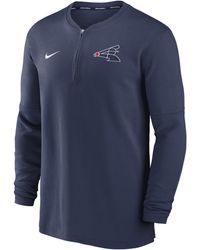 Nike - Chicago White Sox Authentic Collection Game Time Dri-fit Mlb 1/2-zip Long-sleeve Top - Lyst