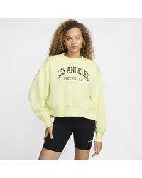 Nike - Sportswear Phoenix Fleece Over-oversized Crew-neck Graphic Sweatshirt - Lyst