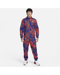 Nike - F.c. Barcelona Football Woven Tracksuit Polyester - Lyst