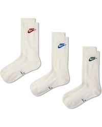 Nike - Everyday Elevated Crew Socks (3 Pairs) - Lyst