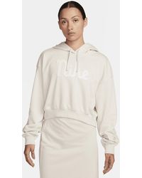 Nike - Sportswear Club Fleece Oversized Cropped Hoodie - Lyst