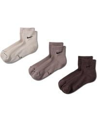 Nike - Everyday Elevated Ankle Socks (3 Pairs) - Lyst