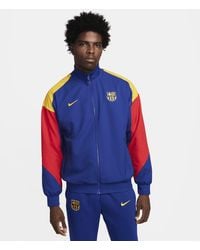Nike - Track jacket da calcio dri-fit fc barcelona strike - Lyst