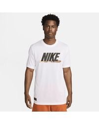 Nike - Dri-fit Fitness T-shirt Polyester - Lyst