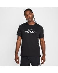 Nike - Maglia Da Running A Manica Corta Dri-Fit Uv Miler Flash – Uomo - Lyst