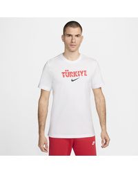 Nike - Türkiye Crest Football T-shirt Cotton - Lyst