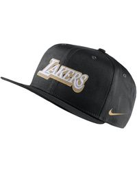 Nike Cappello regolabile Lakers City Edition Pro NBA - Nero