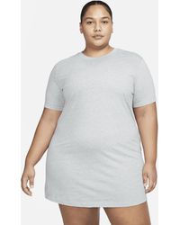 Nike Essential T-Shirt Dress in gray-Grey