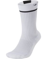 Nike Chaussettes mi-mollet SNEAKR Sox Flight - Blanc