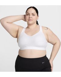 Nike - Indy High-support Padded Adjustable Sports Bra Polyester - Lyst